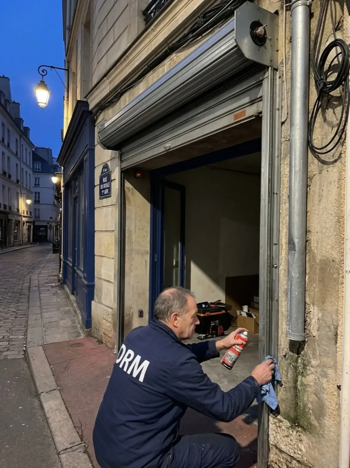 Entretien et maintenance de rideau métallique à Antony